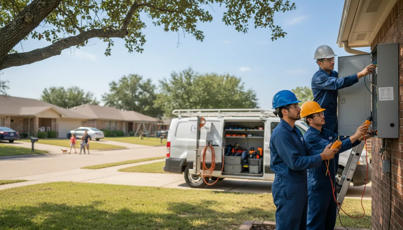 Certified electrician providing emergency electrical services in Solway, MN